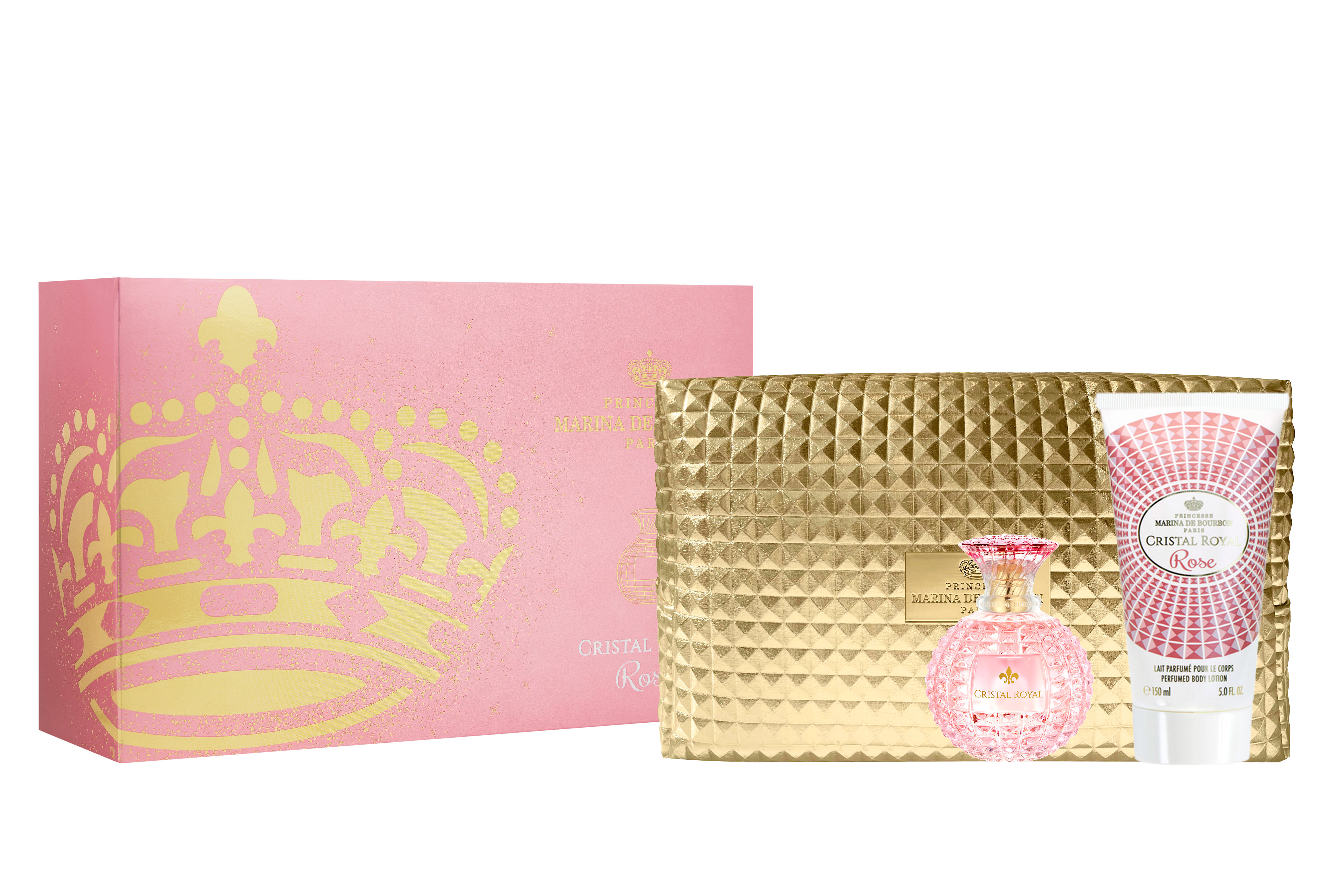 Coffret Couronne CRISTAL ROYAL ROSE