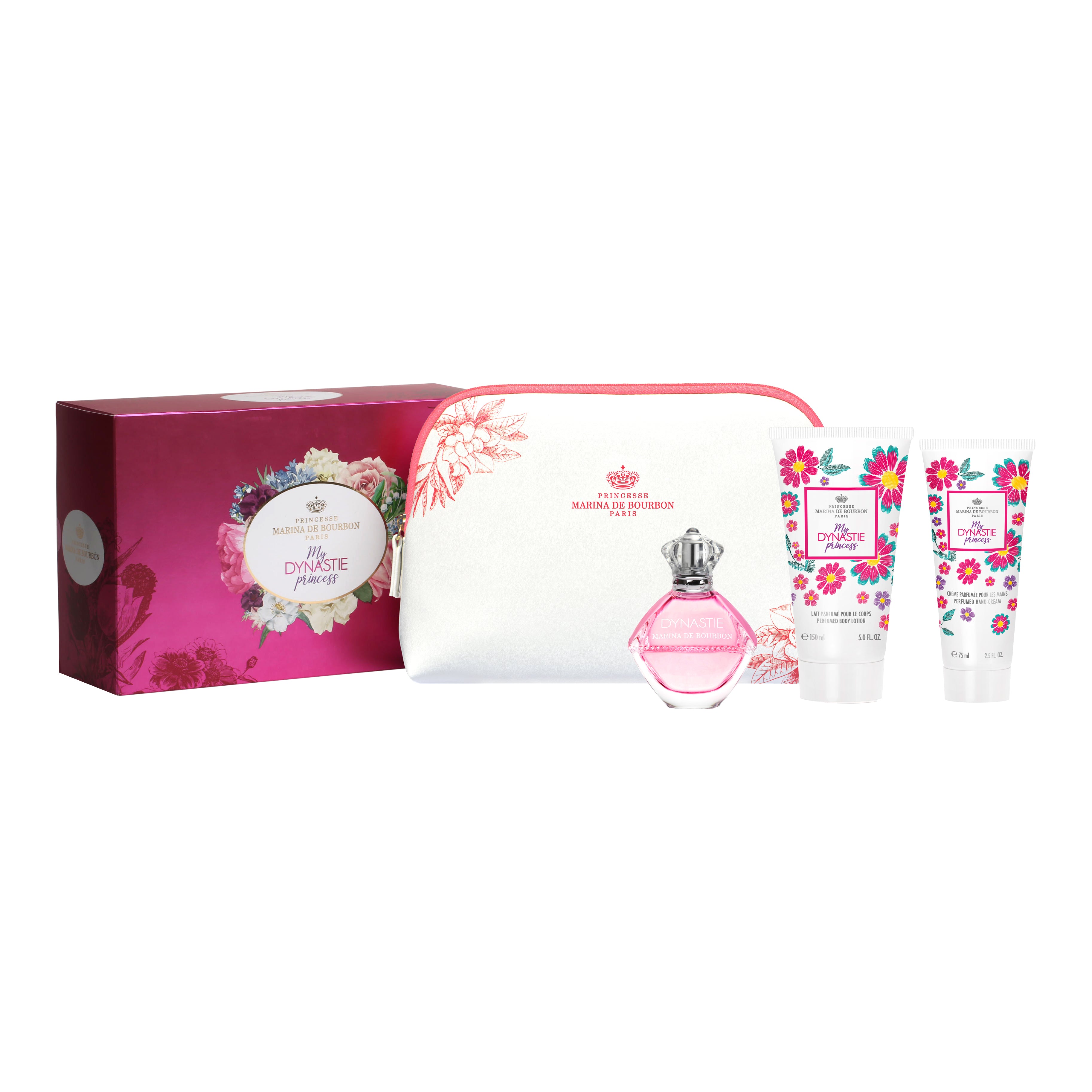 MY DYNASTIE PRINCESS 50ml Gift Set - A pouch and the perfumed body lotion offered