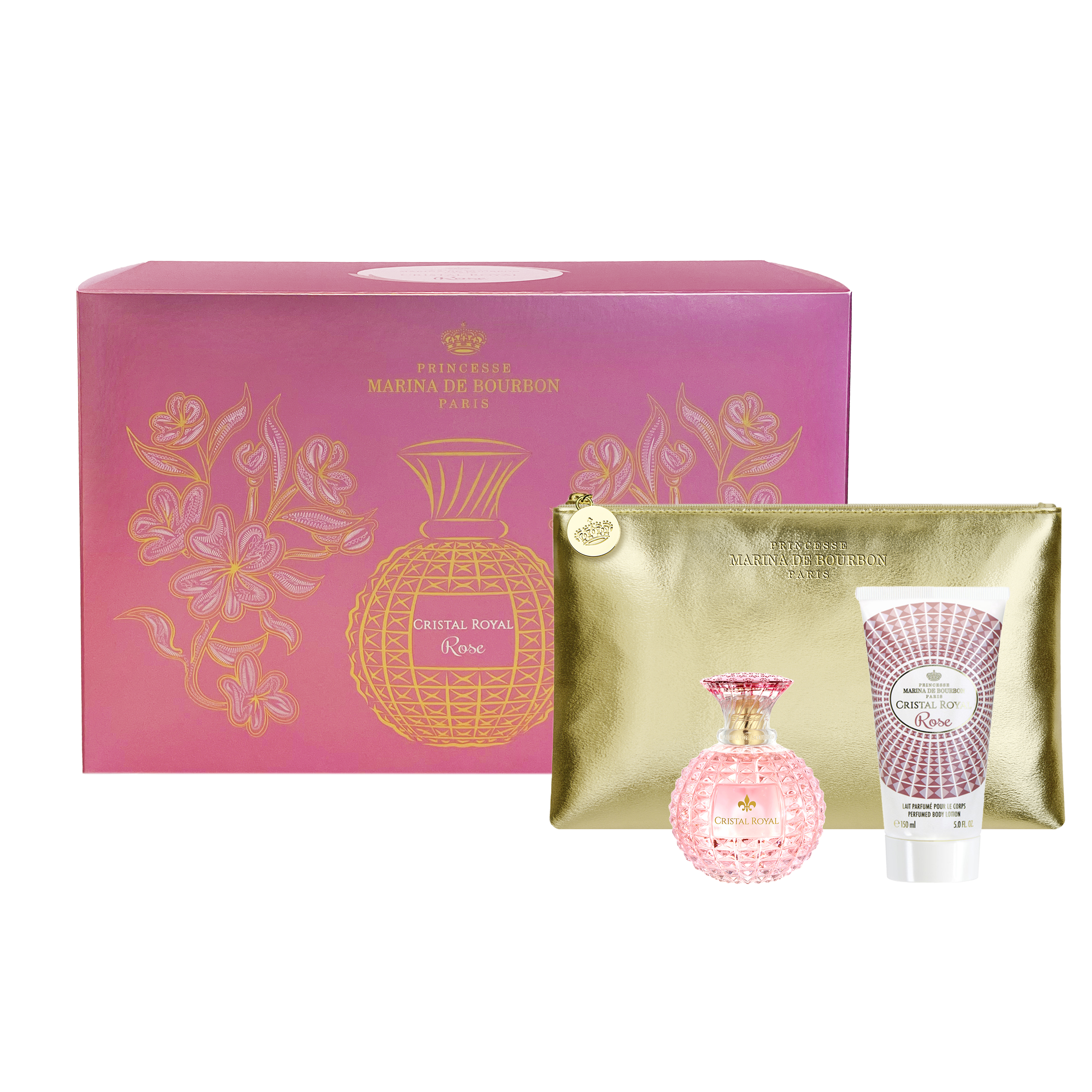 NEW - Coffret CRISTAL ROYAL ROSE 50ml